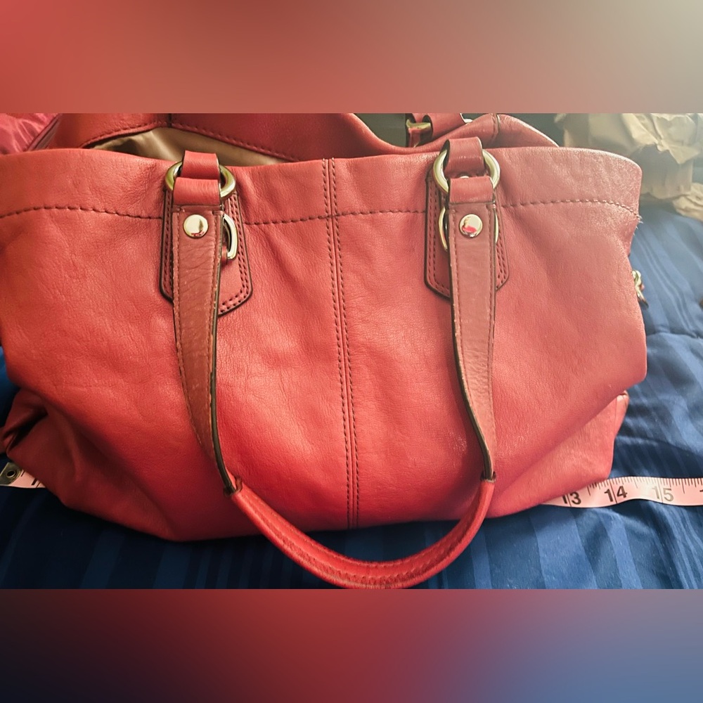 PRE LOVED MADISON SOFT PINK COACH SHOULDER CROSSBODY BAG - Picture 4 of 9